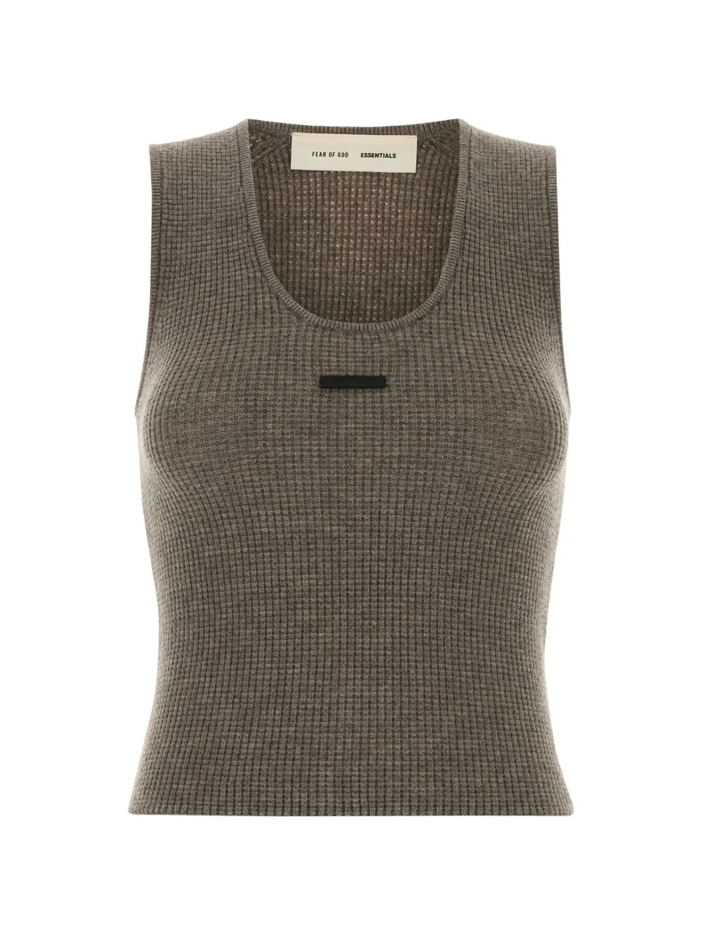 ribbed-knit tank top - 1
