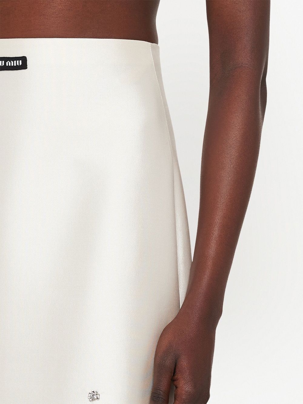 floral-embellished midi skirt - 5