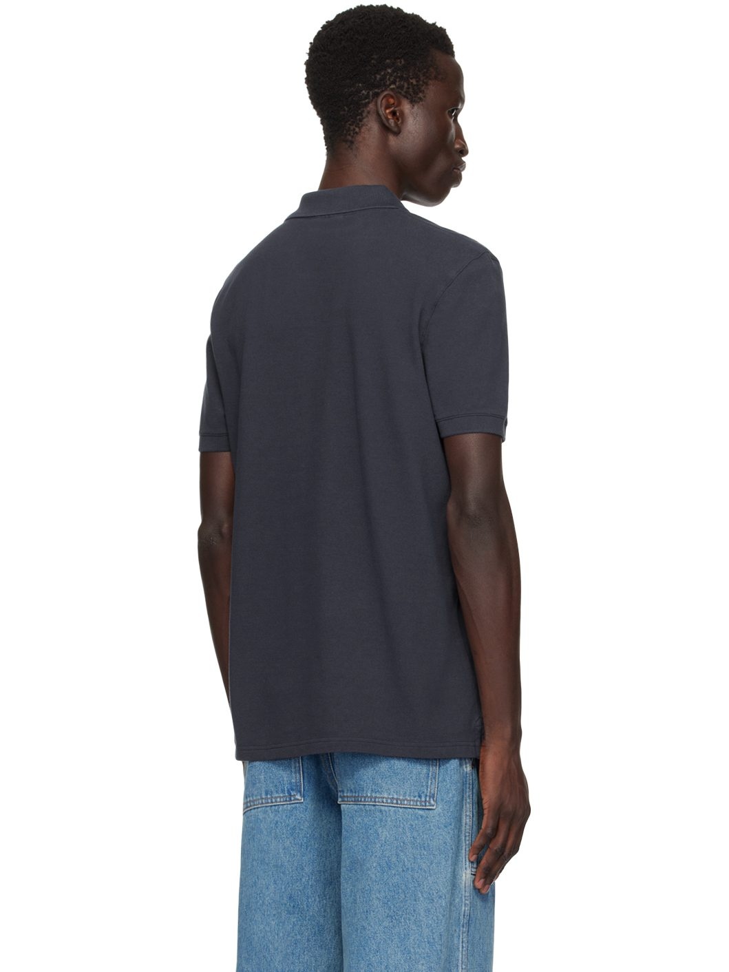 Navy Fox Head Polo - 3