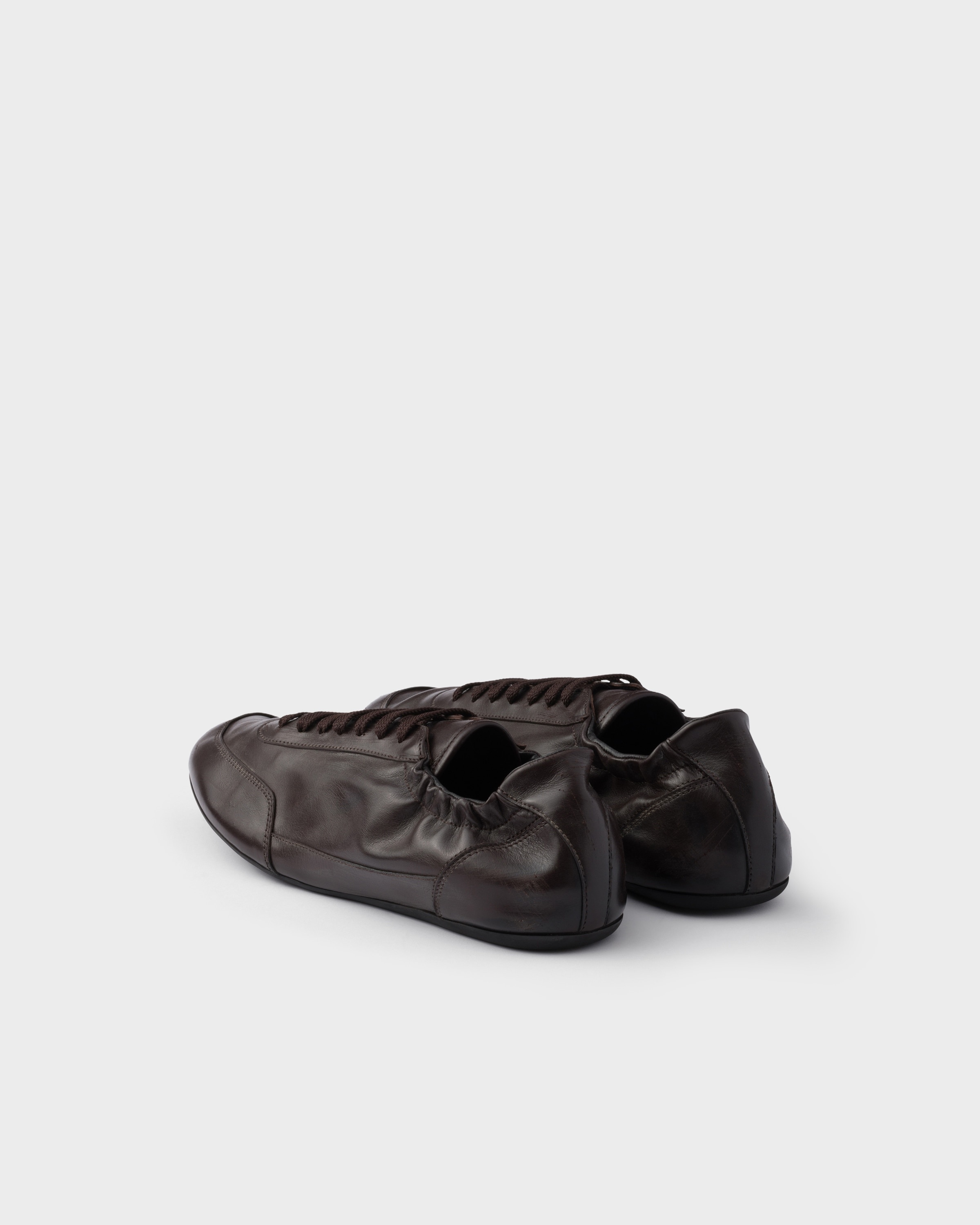 Collapse leather sneakers - 4