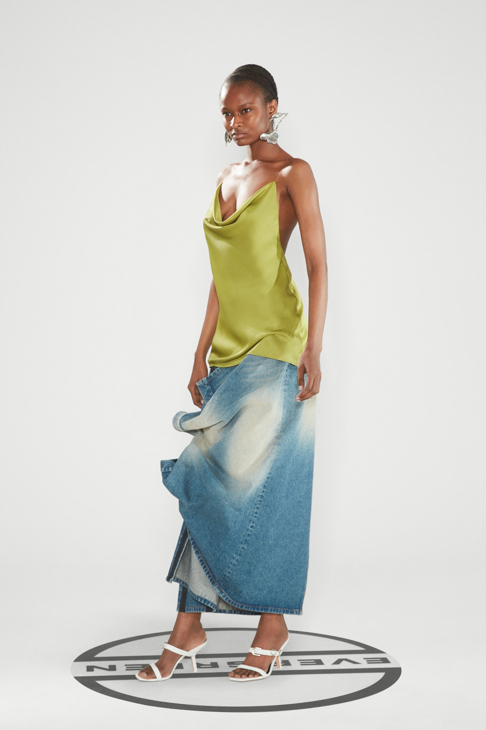 Evergreen Invisible Strap Slip Top - 3