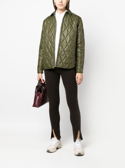 Aspesi quilted button-up jacket outlook