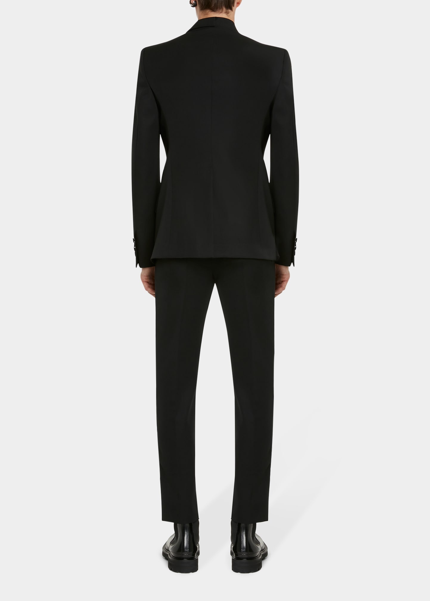 Men's Grain de Poudre Slim Tuxedo Pants - 2