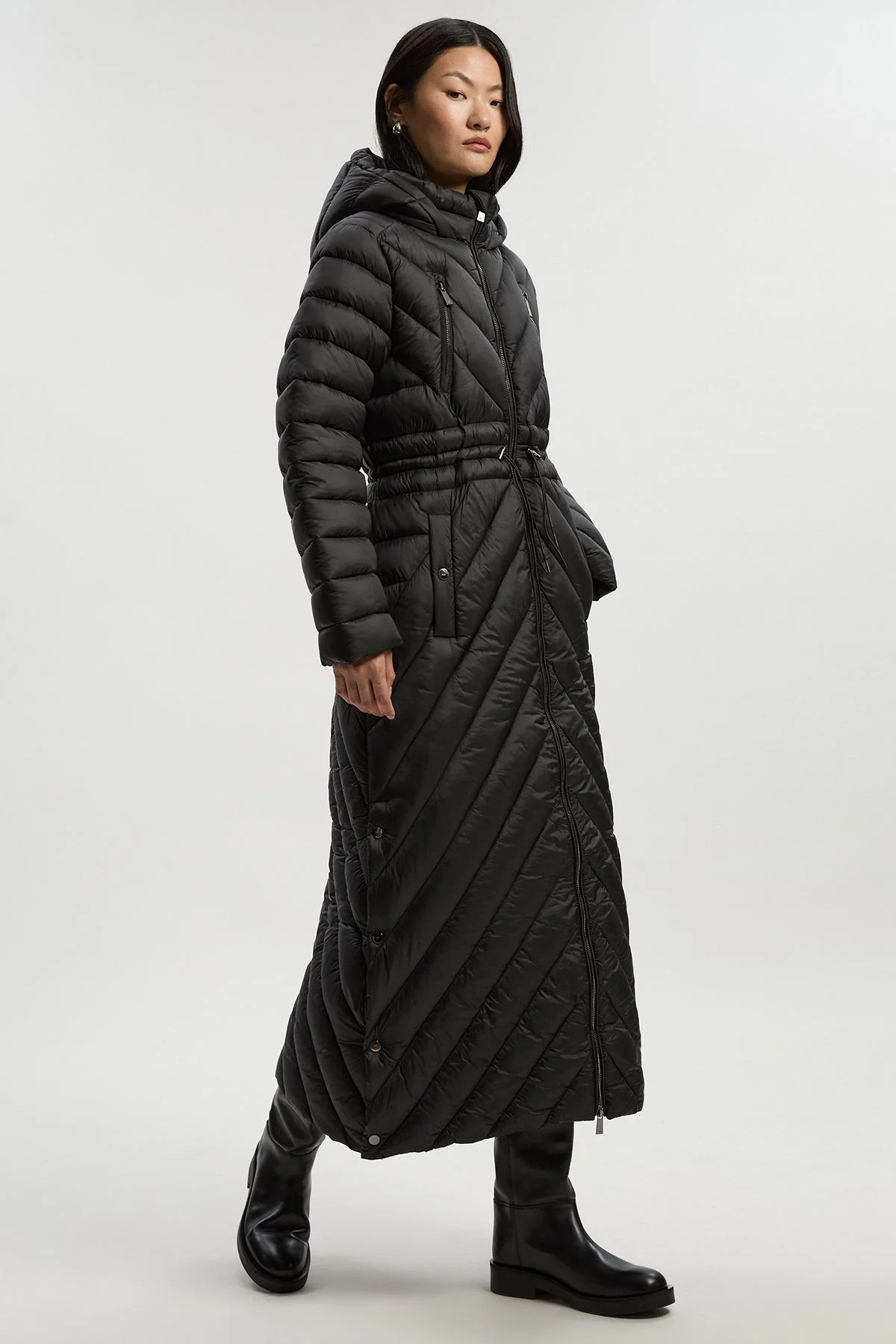 Lightweight Packable Maxi Coat - 1