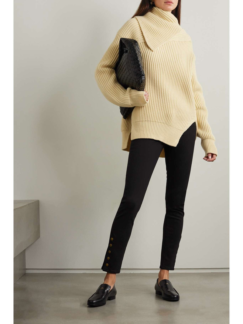 FRAME + NET SUSTAIN The Snapped denim leggings outlook