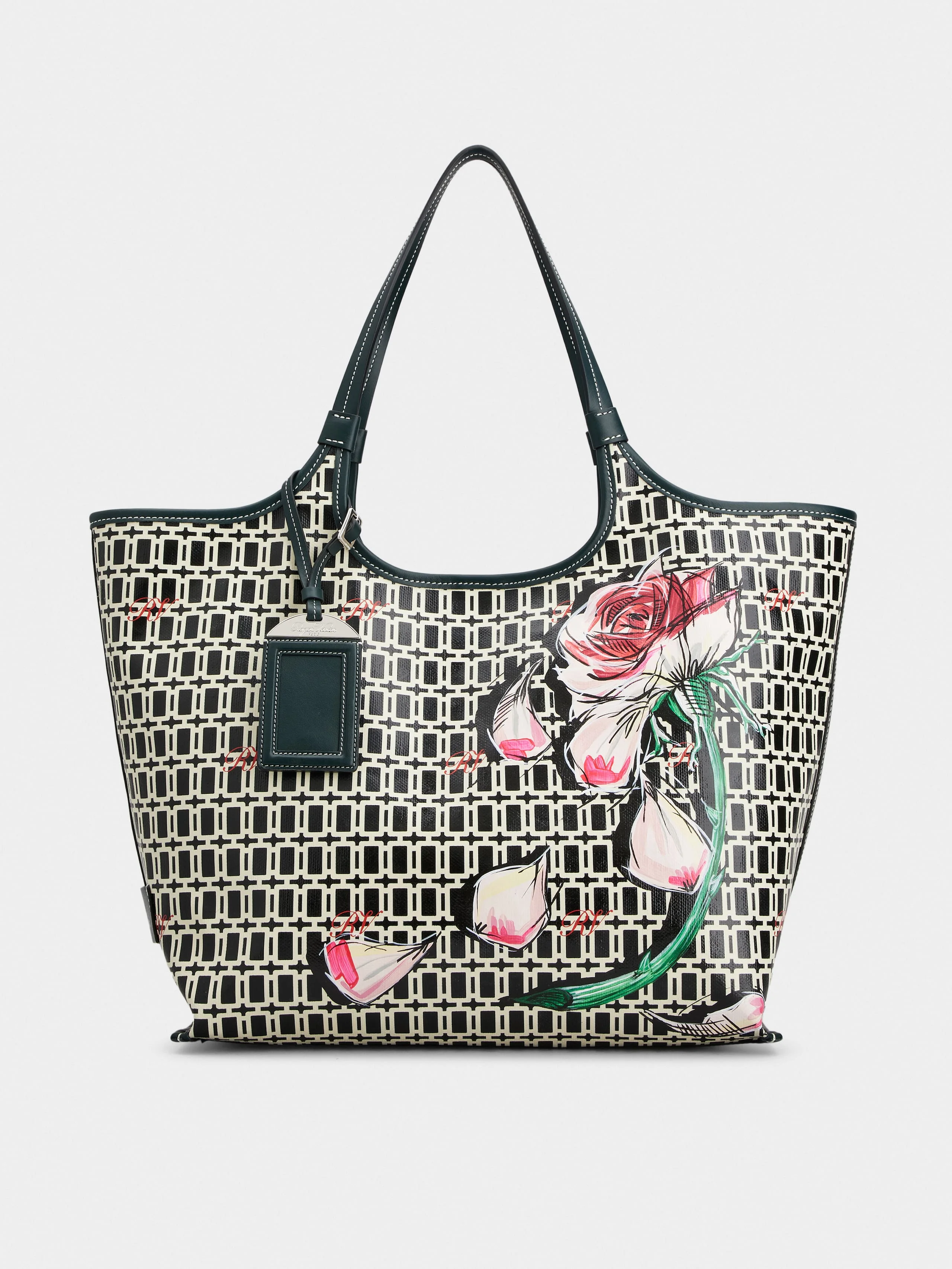 Grand Vivier Medium Shopping Bag in fabric - 1