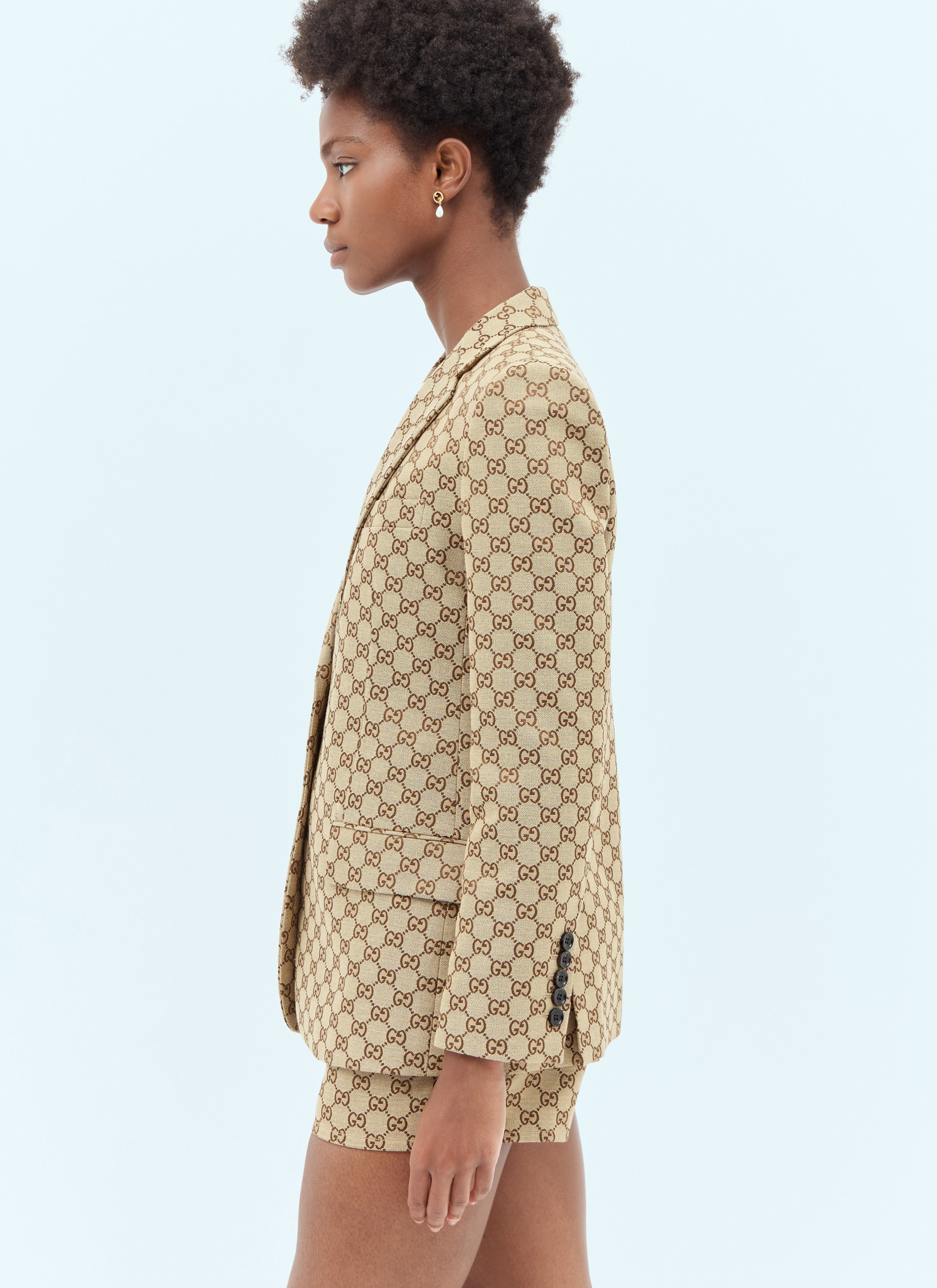 GG Canvas Blazer - 2