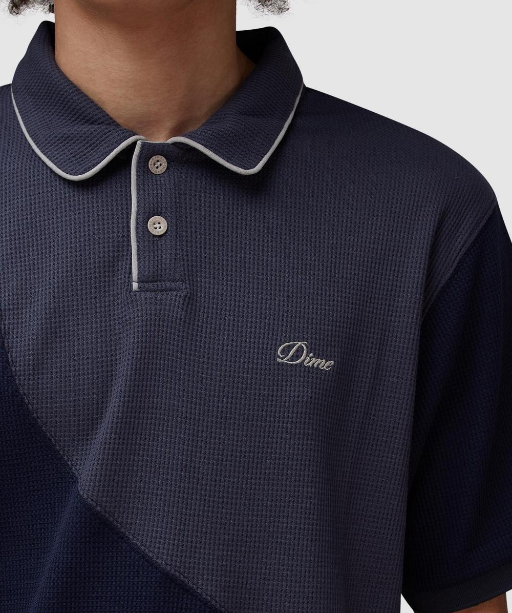 Waffle polo t-shirt - 4