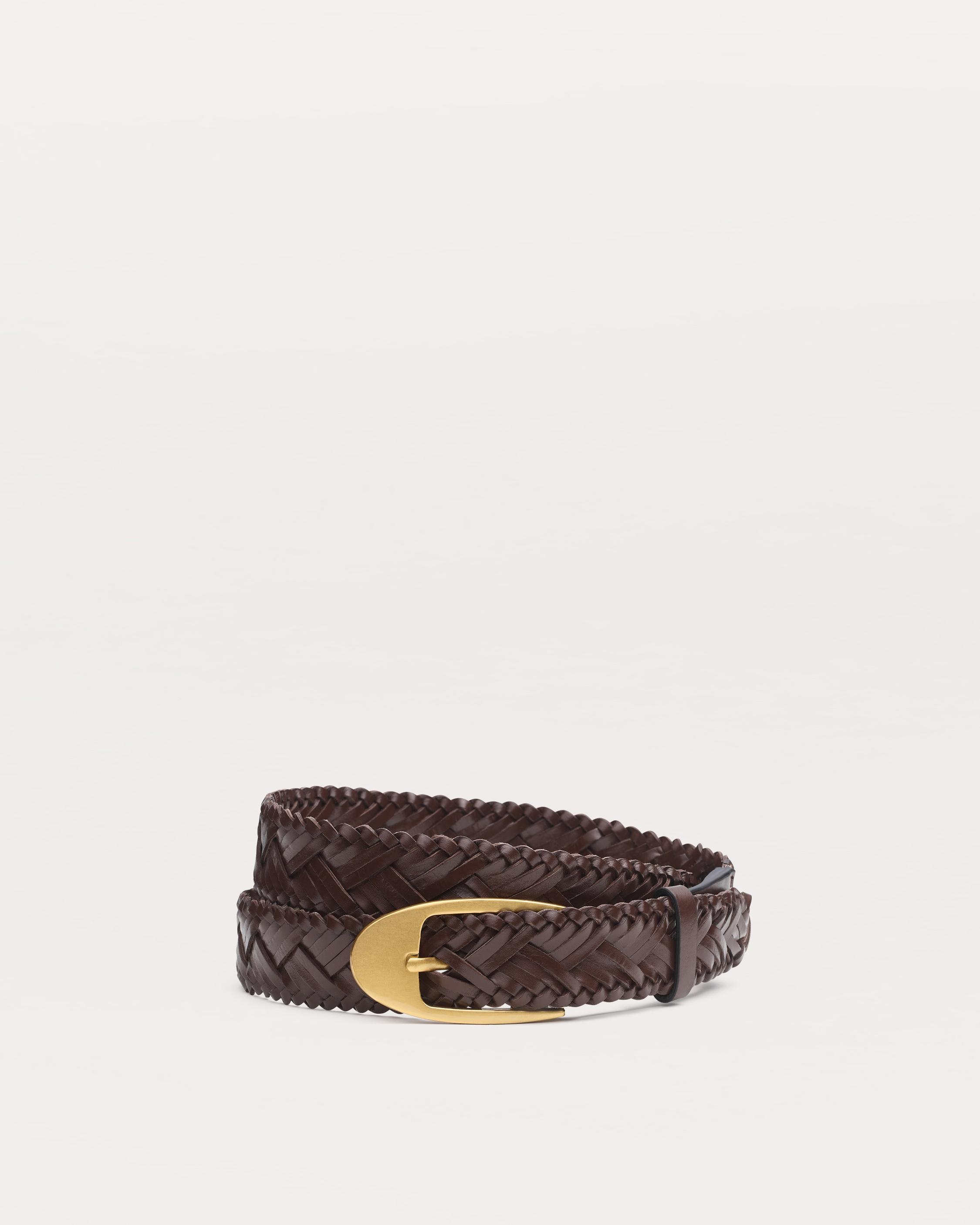 Gemma Woven Leather Belt - 1