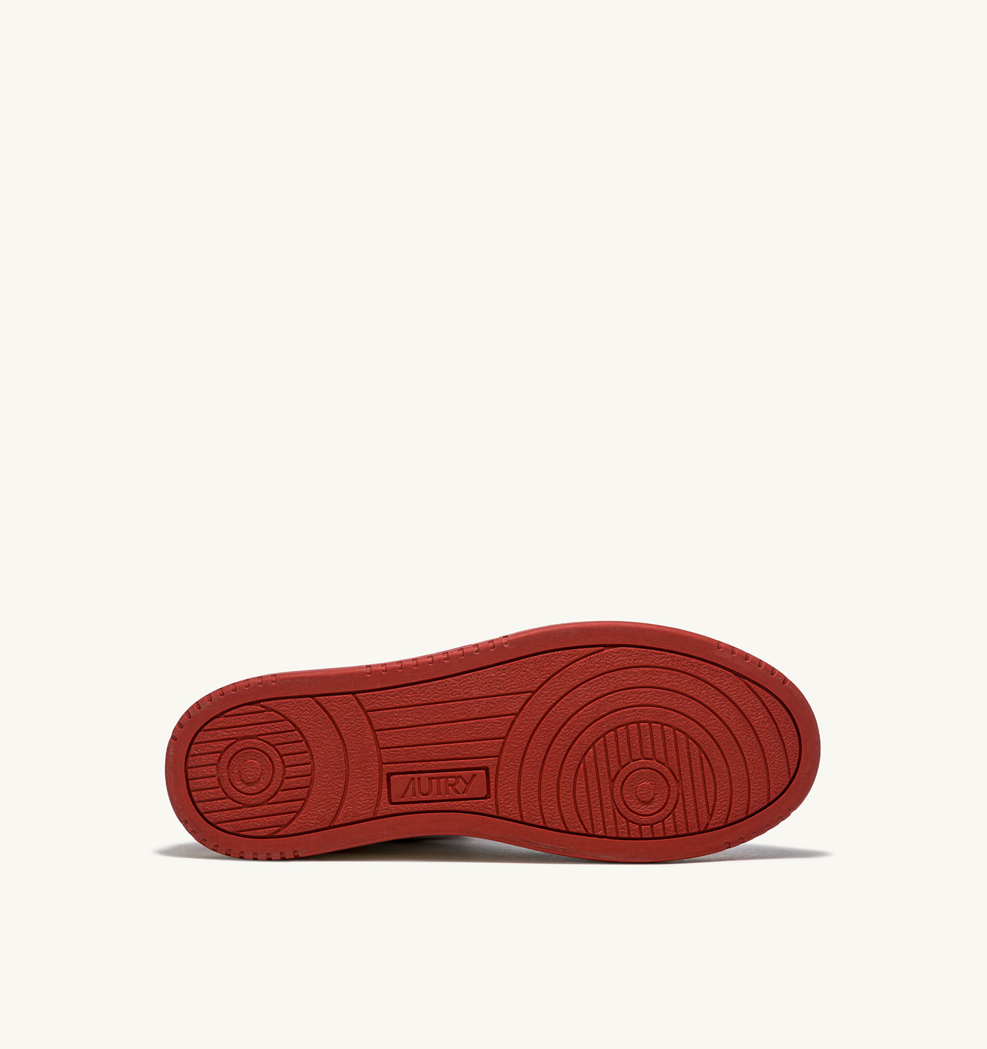 MEDALIST MID BICOLOR SNEAKERS IN WHITE AND RED LEATHER - 4