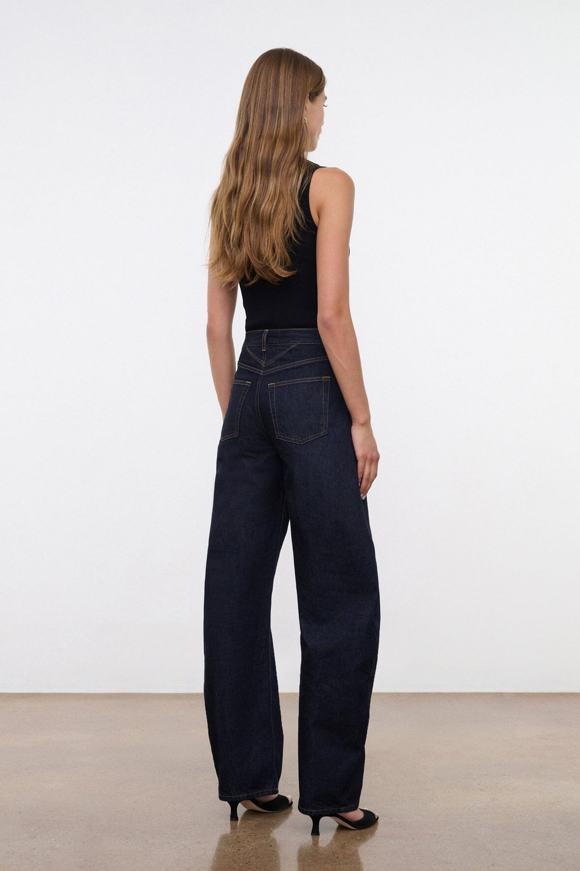 STAUD JACKSON BARREL JEAN INDIGO - 4