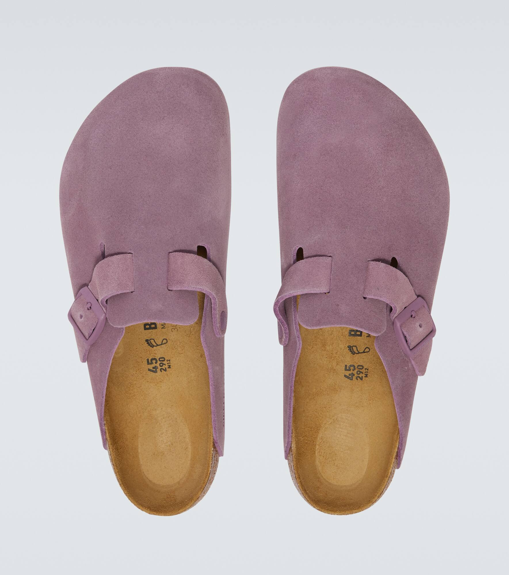 Boston suede clogs - 4