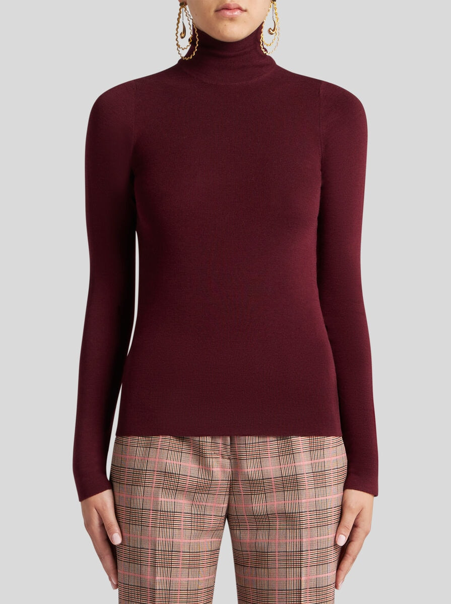 WOOL TURTLENECK SWEATER - 2