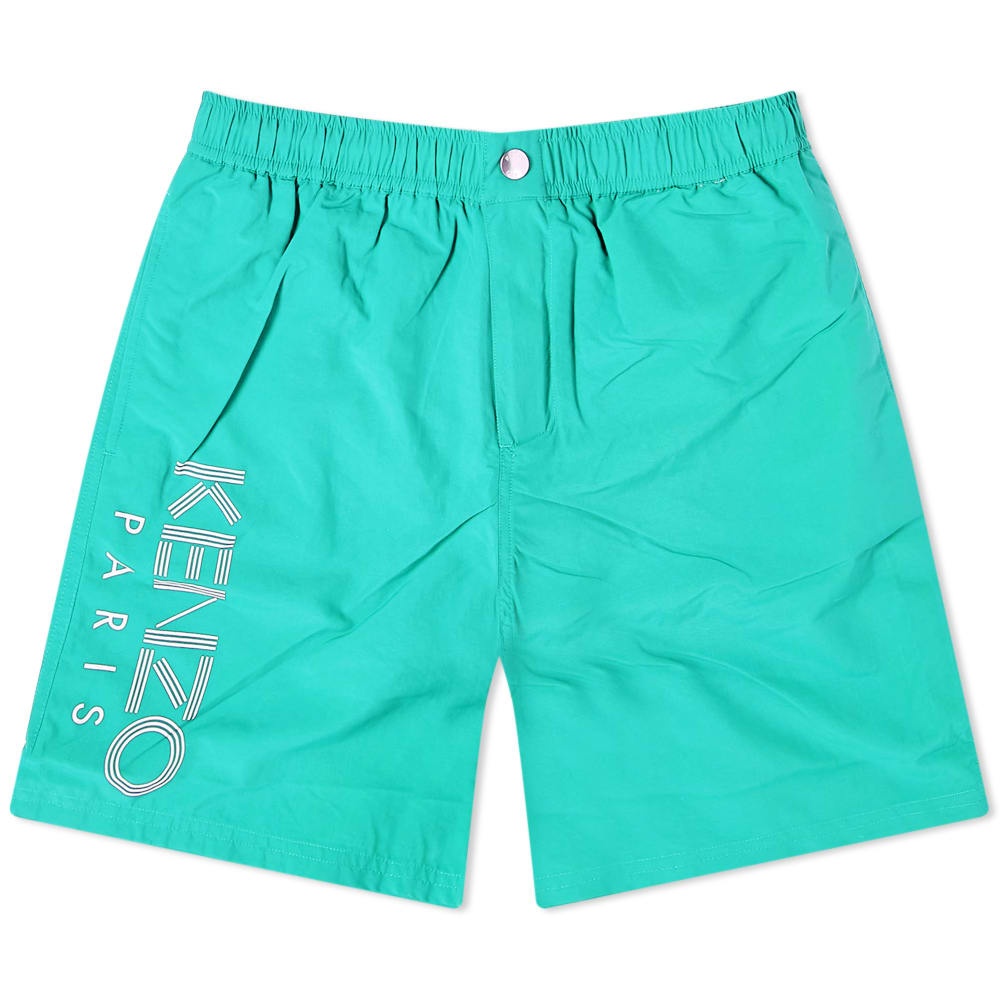 Kenzo Long Paris Logo Swim Trunk - 1