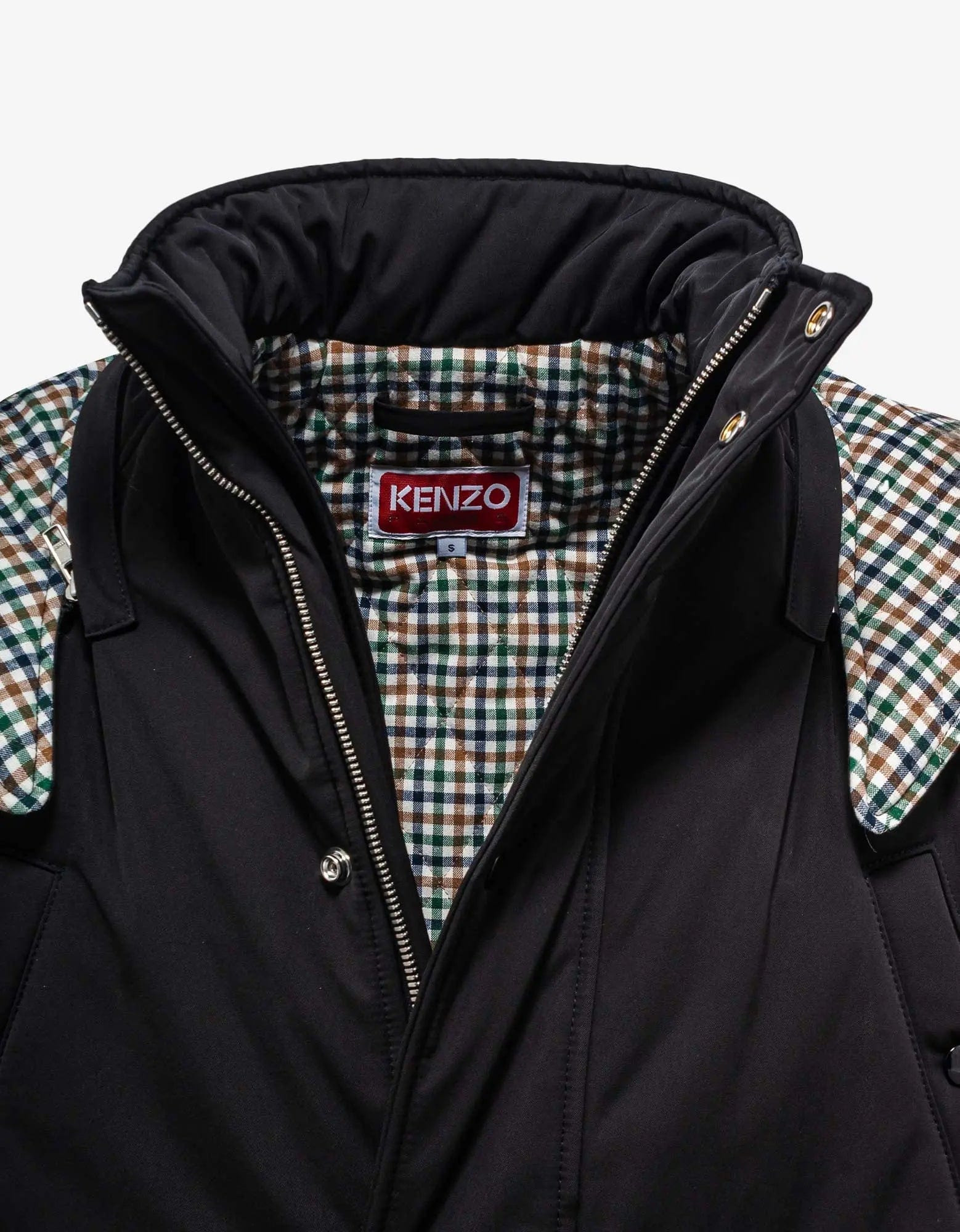 Kenzo Black Winter Parka - 7