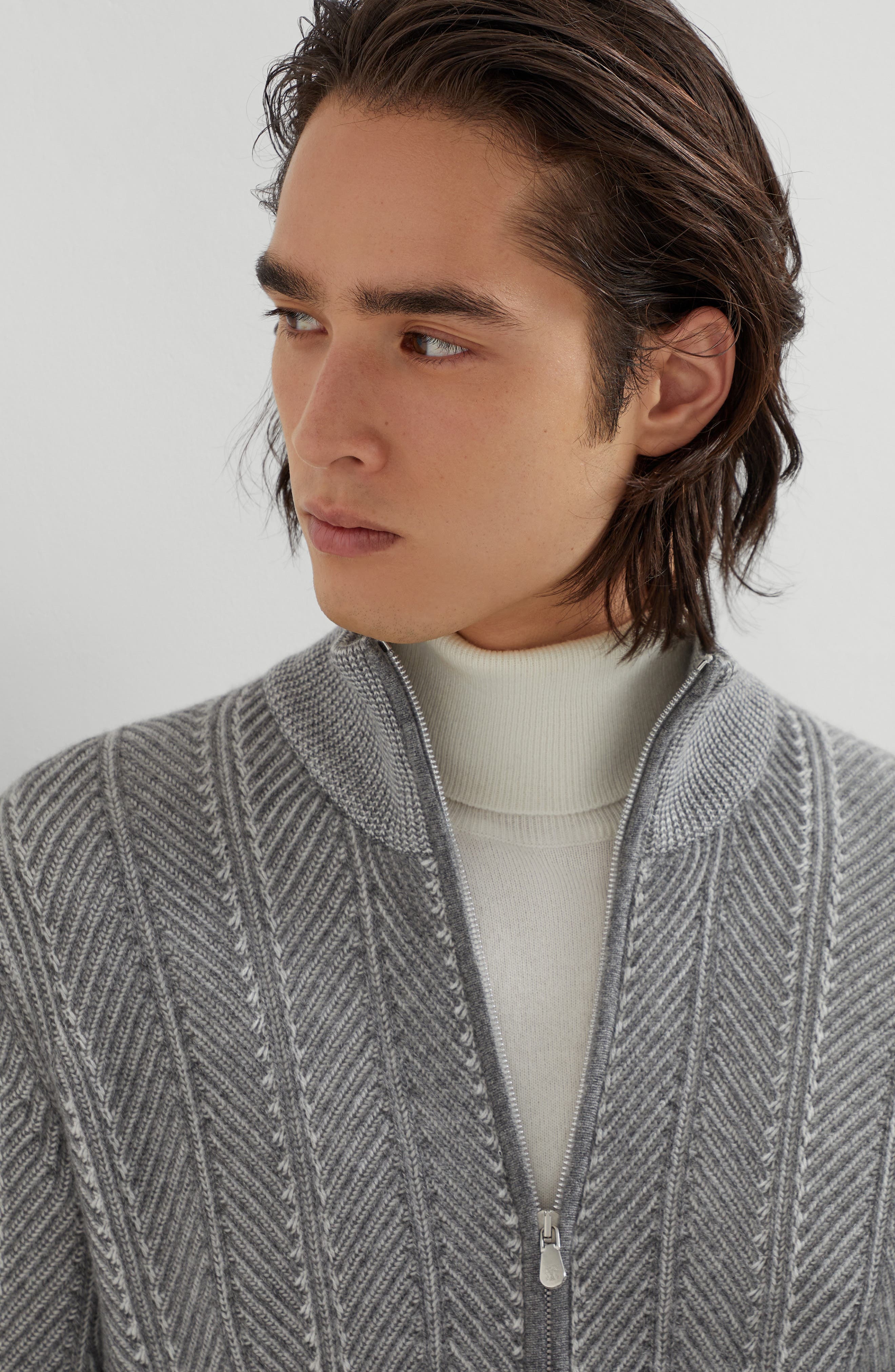 Brunello Cucinelli Vanisé cardigan in Dark Grey at Nordstrom - 4