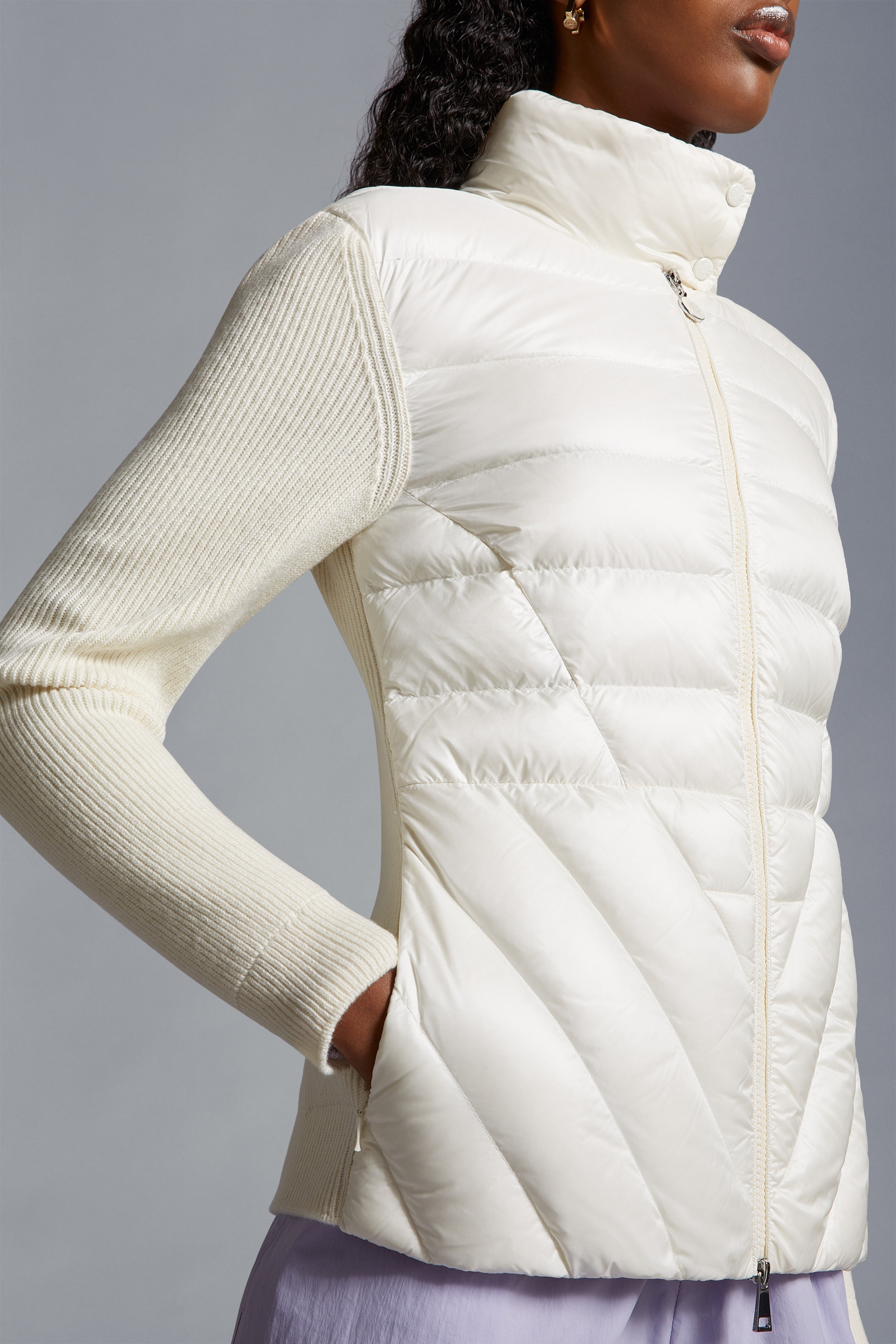 Padded Wool Cardigan - 6