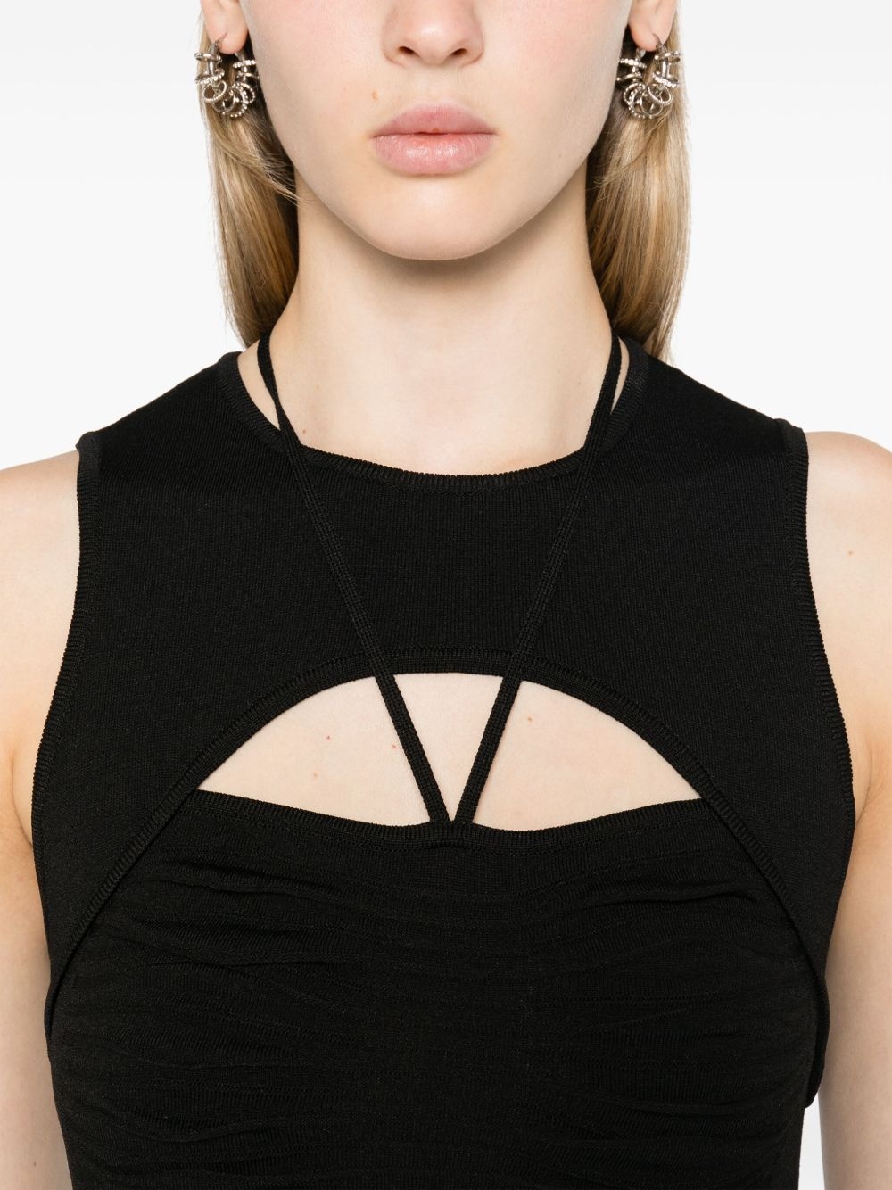Xray ribbed-knit midi dress - 5