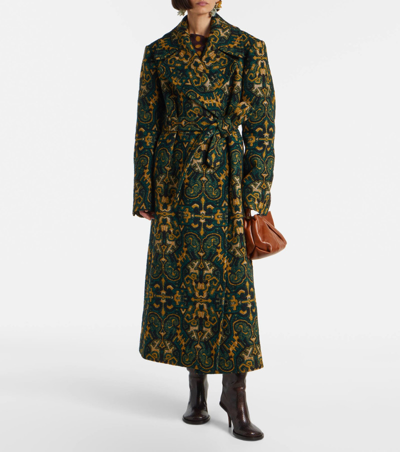 Dries Van Noten Rafaella printed coat outlook