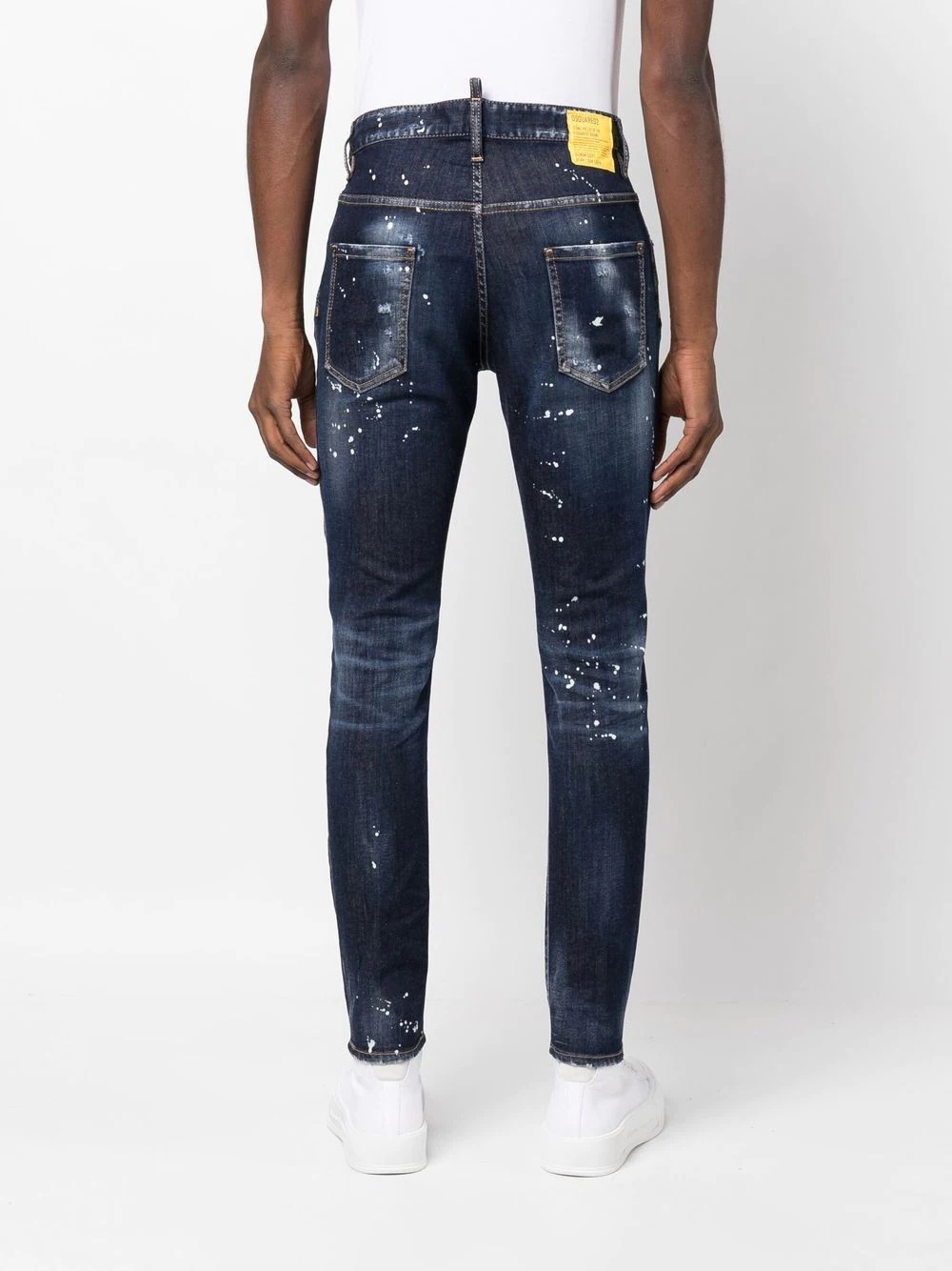 distressed skinny-fit jeans - 4