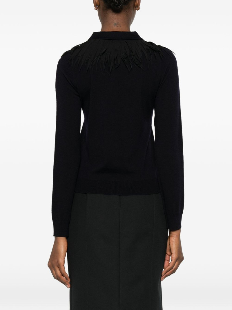 collar knitted cardigan 4