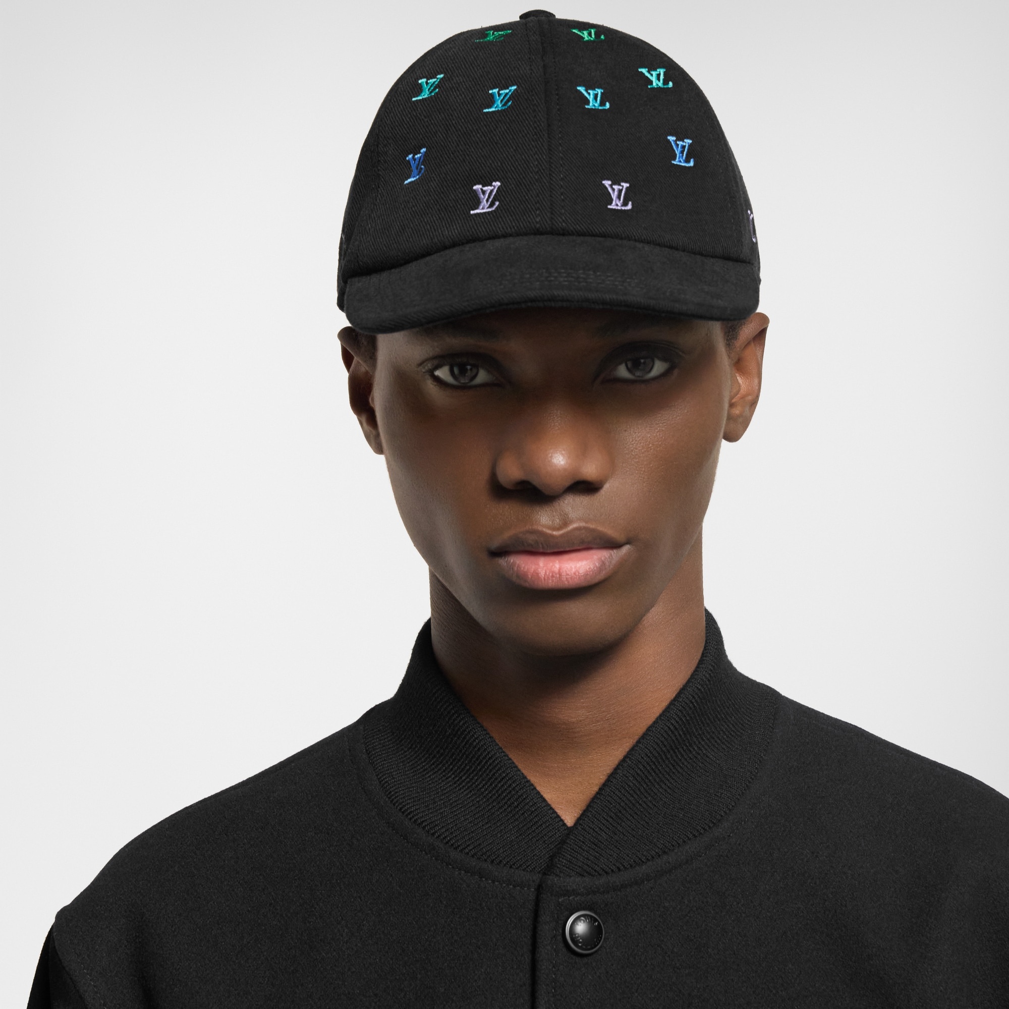 LV Blason Shading Denim Cap - 5