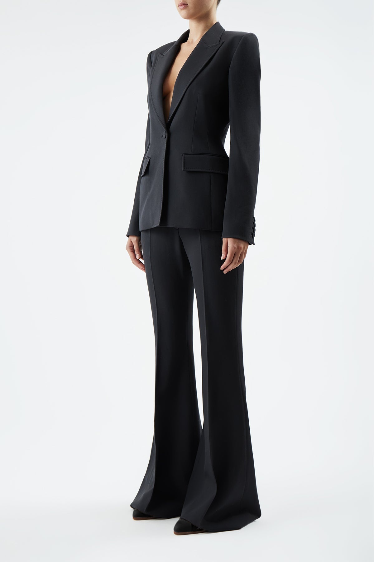 Bertha Blazer in Virgin Wool - 3