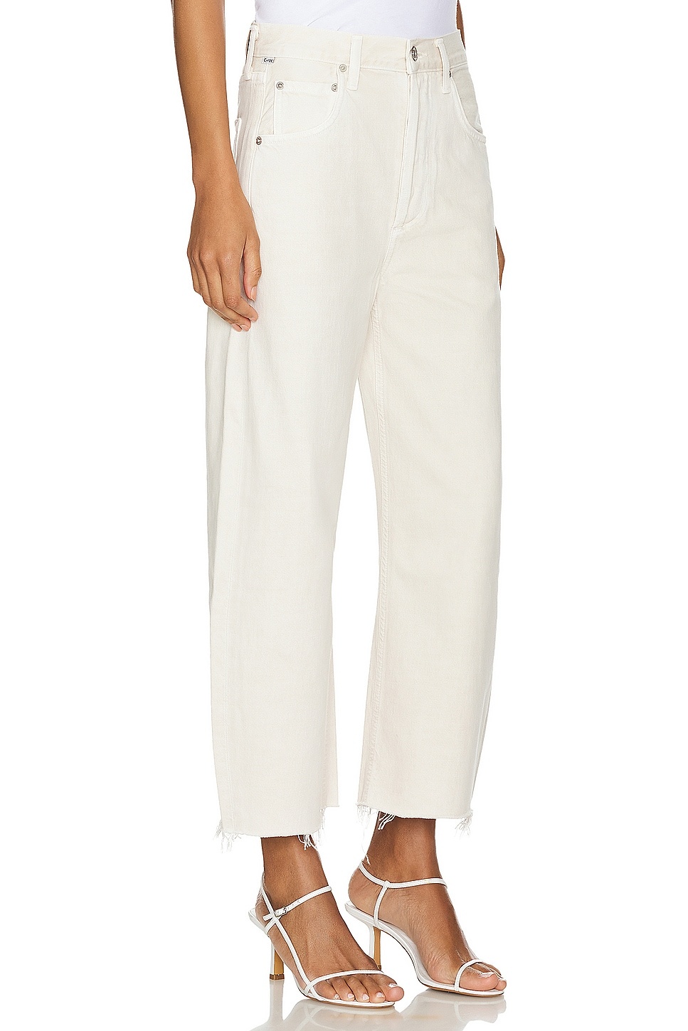 Ayla Undone Hem Crop - 2