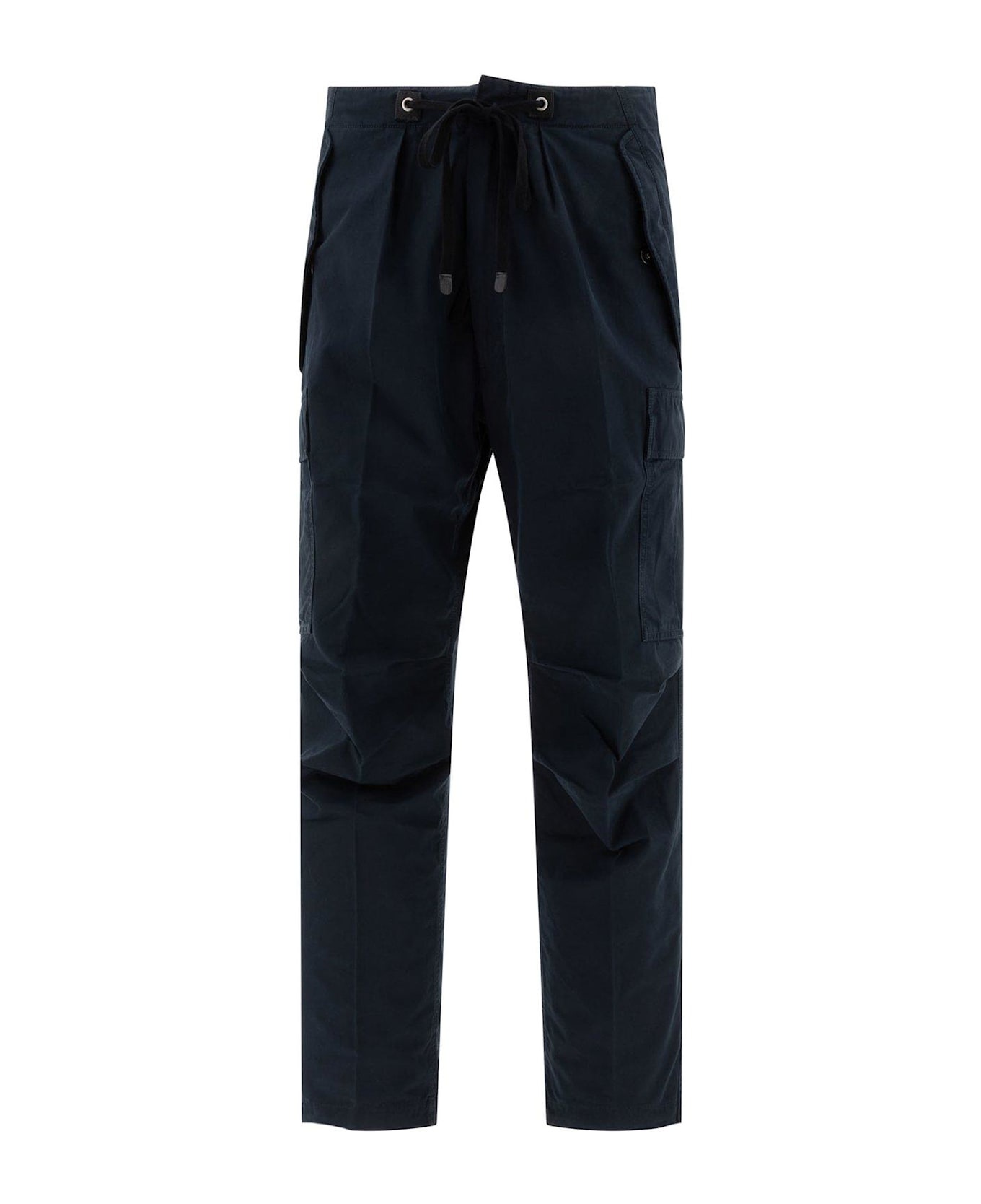 Drawstring Cargo Trousers - 1