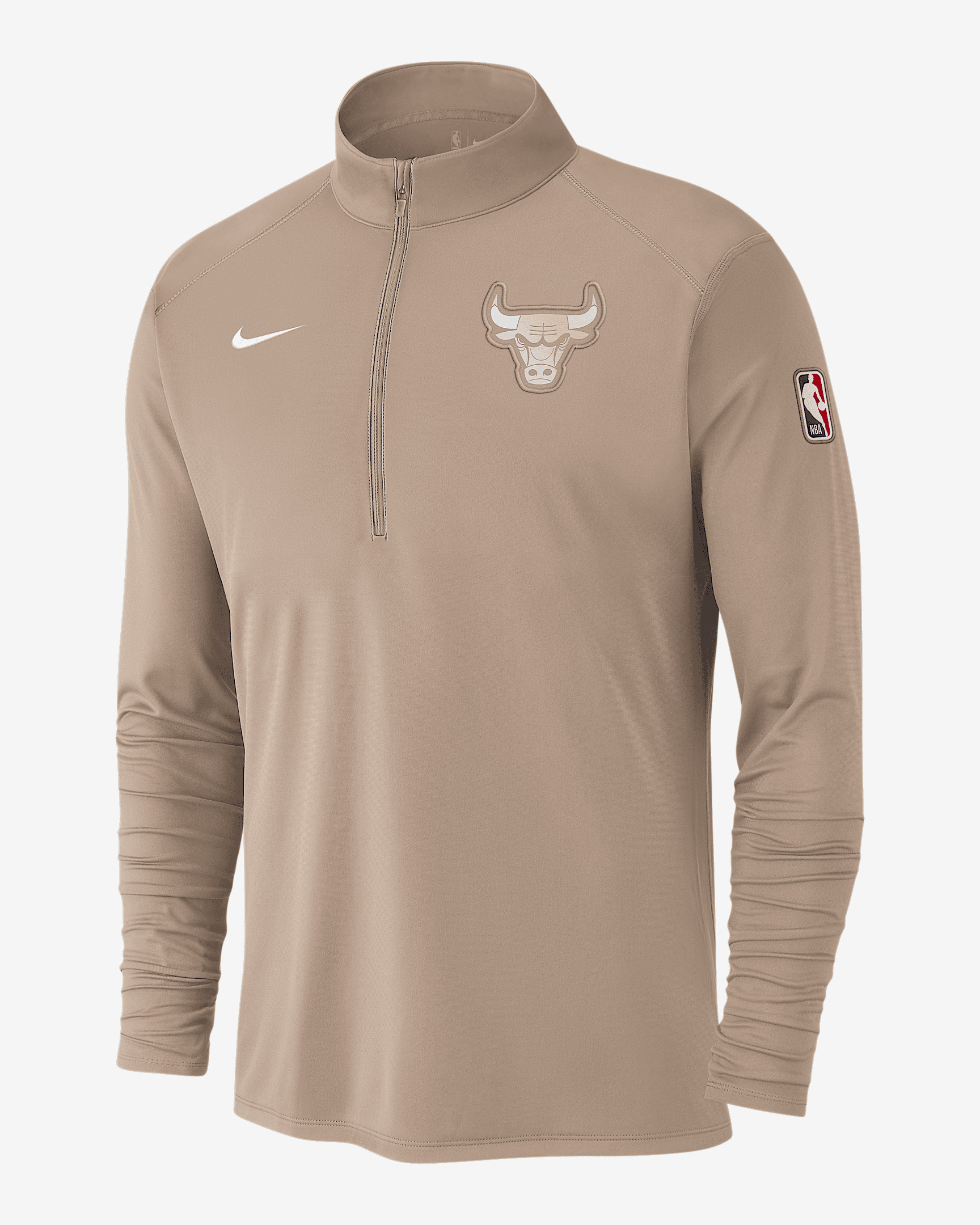 Chicago Bulls City Edition Men's Nike Dri-FIT NBA 1/2-Zip Long-Sleeve Top - 1