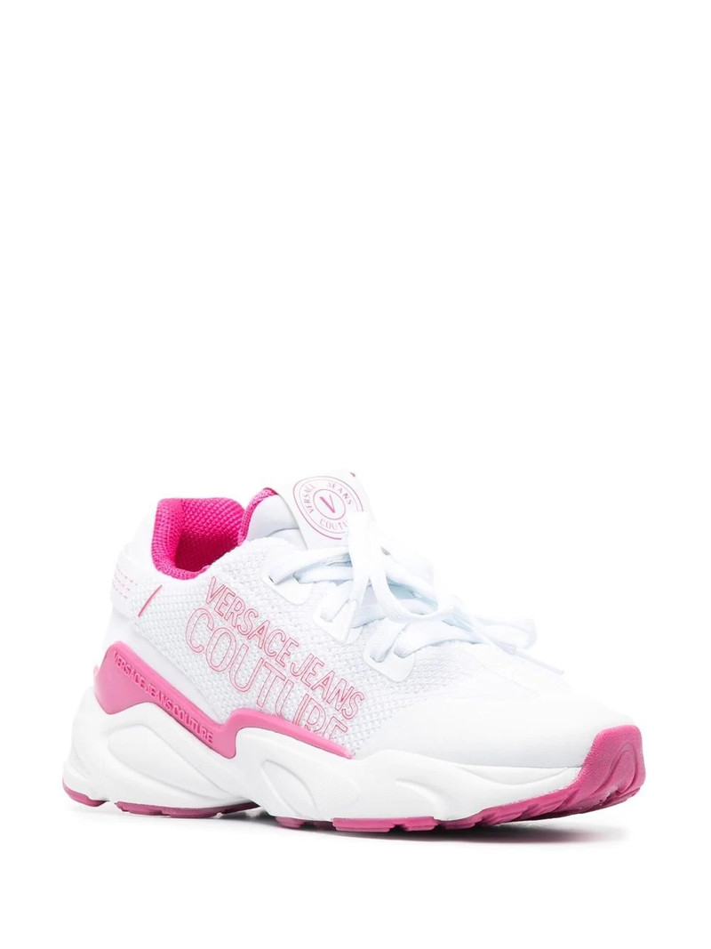 VERSACE JEANS COUTURE logo-print low top sneakers outlook