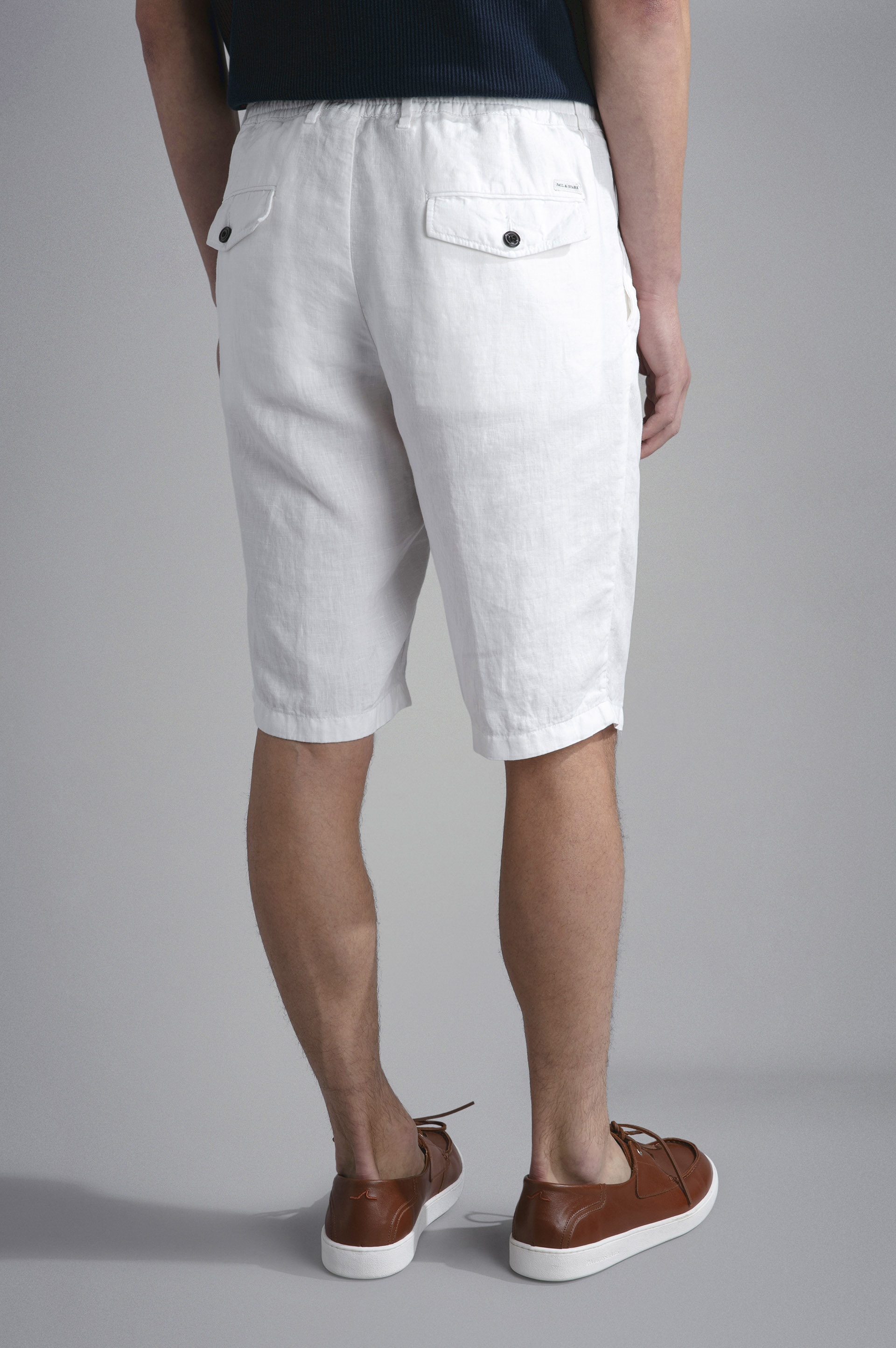 LINEN BERMUDA SHORTS - 3