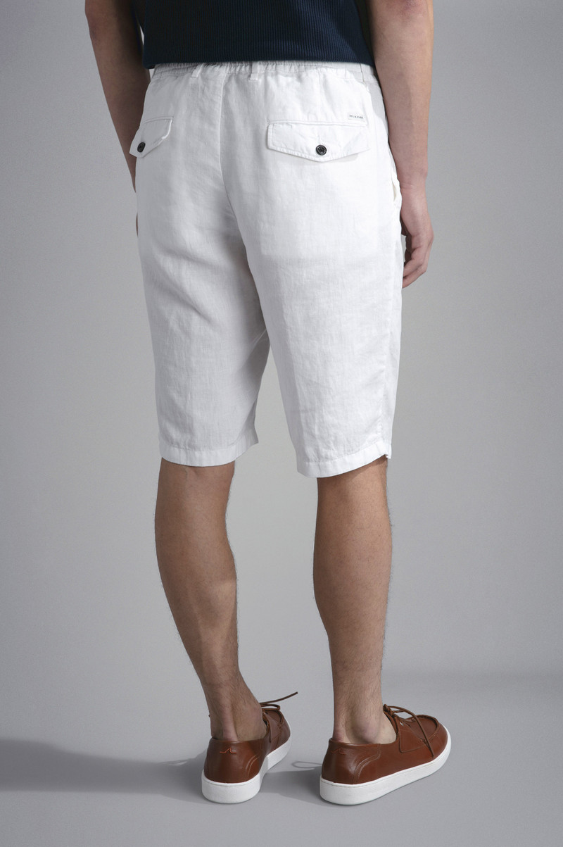 LINEN BERMUDA SHORTS 3