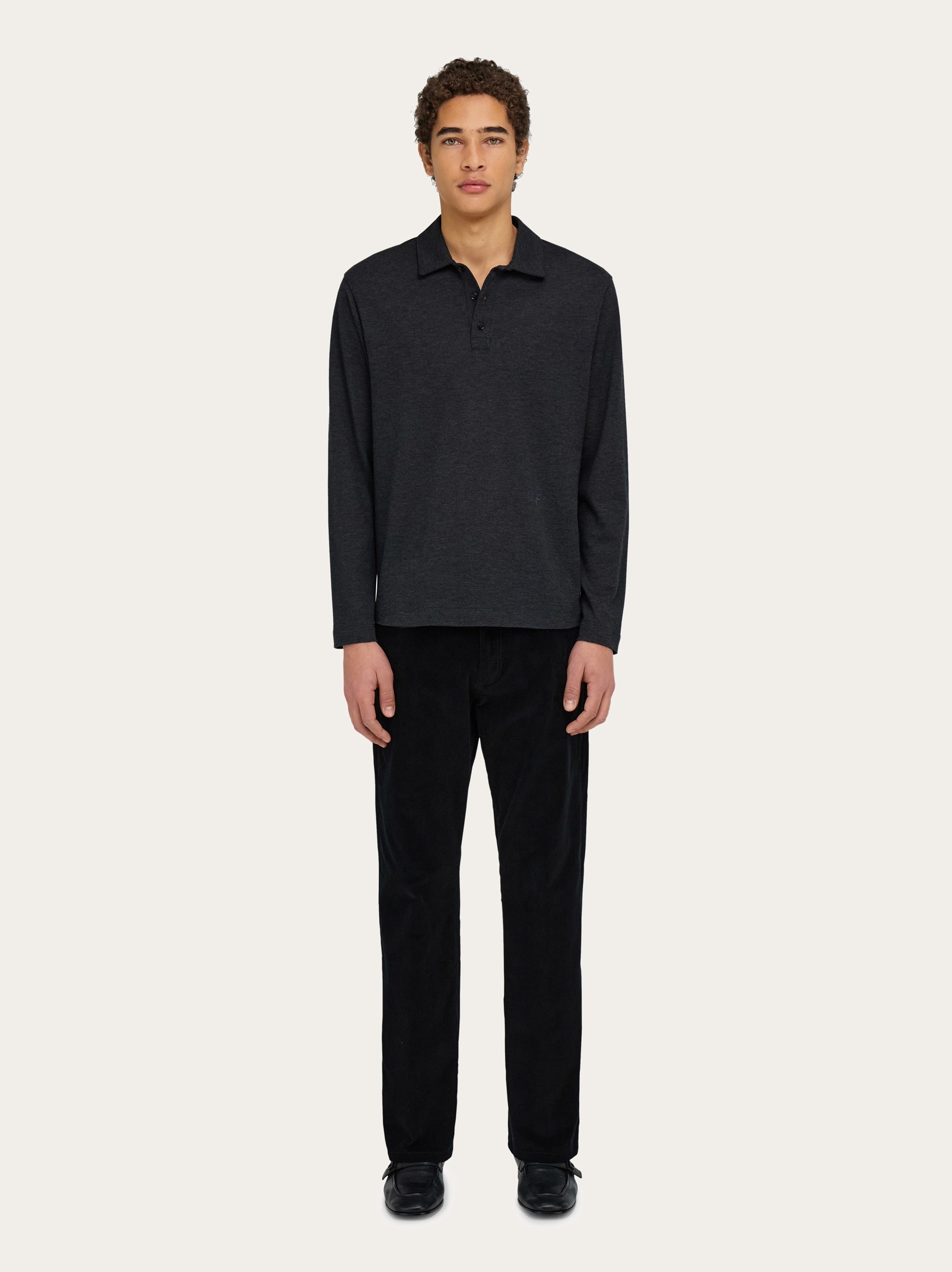 Long sleeve polo shirt - 7