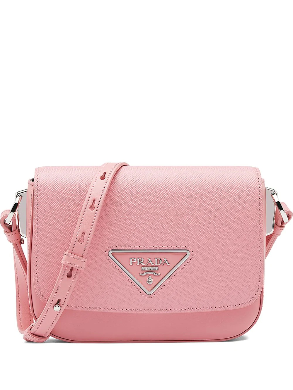 logo plaque crossbody bag - 1