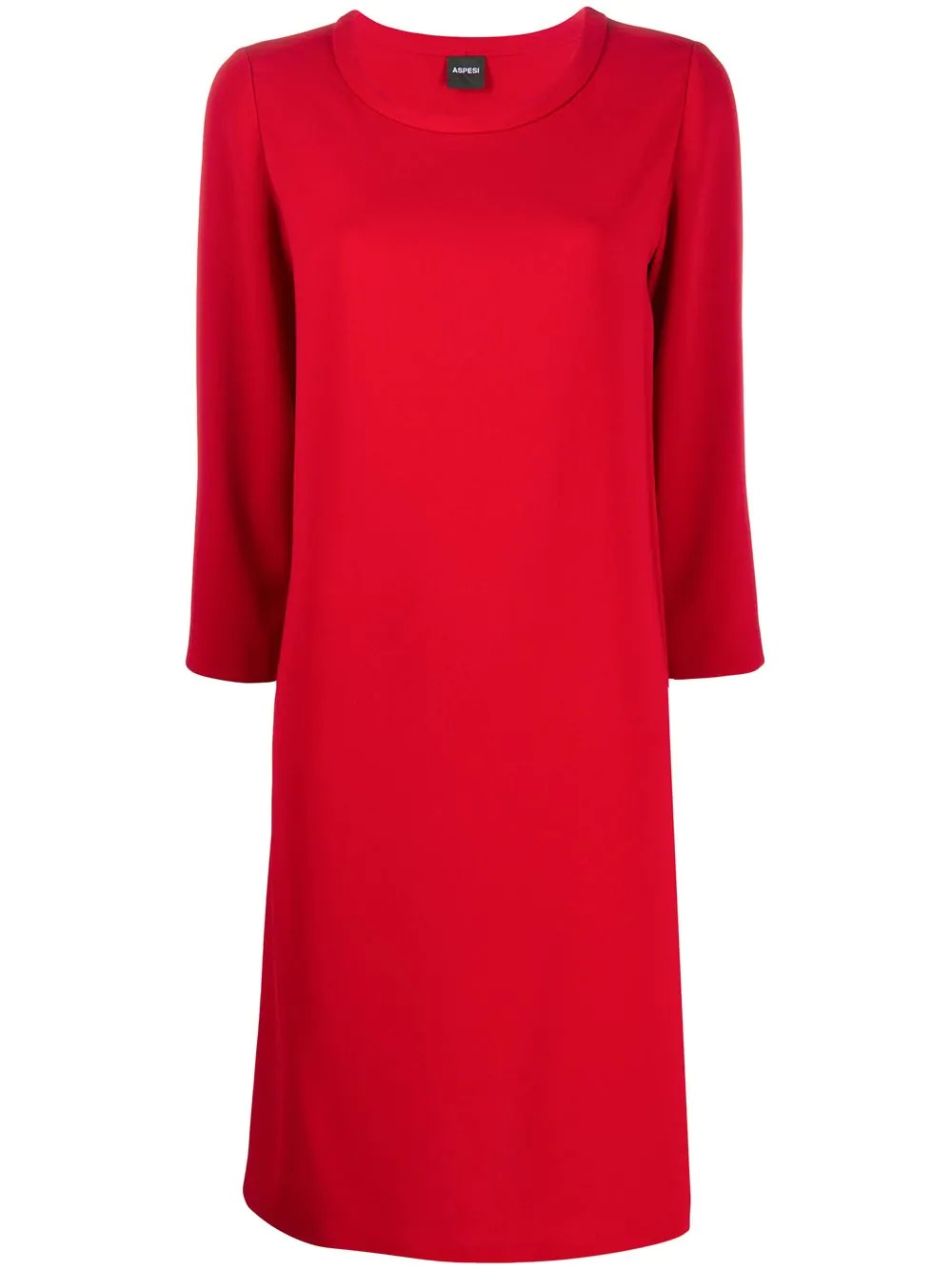 flared midi dress - 1