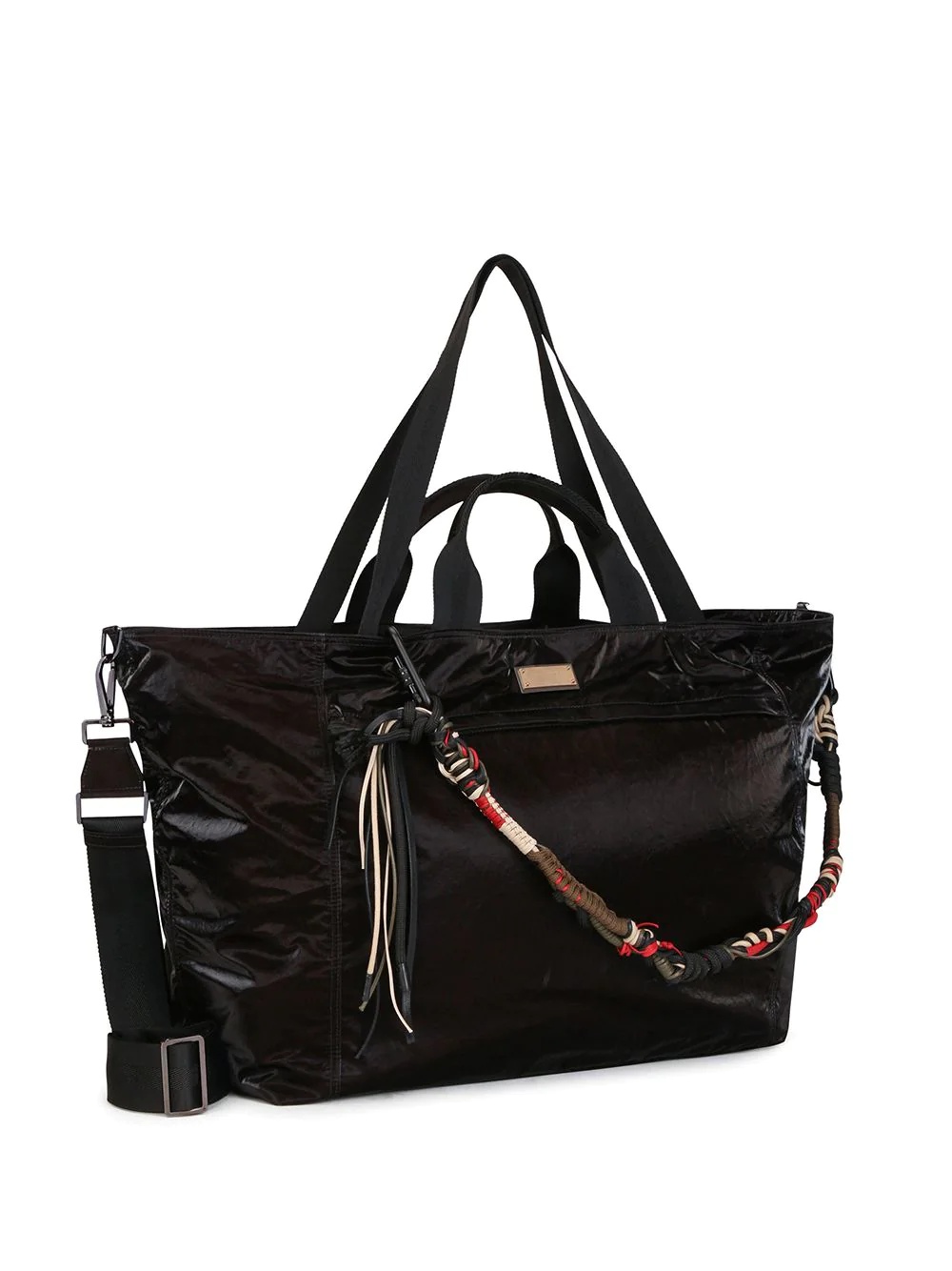 braided-strap holdall bag - 3