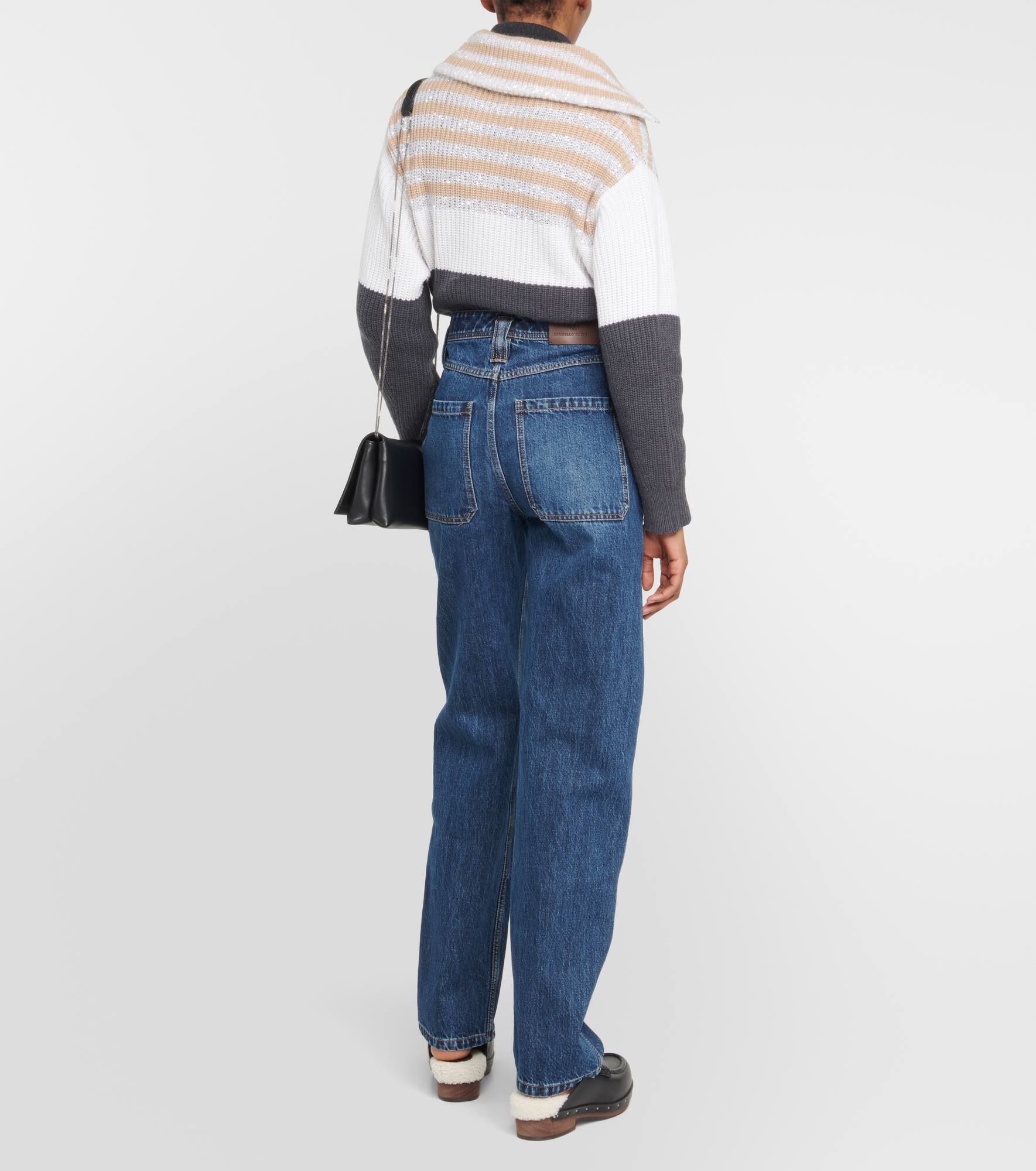 Mid-rise wide-leg jeans - 3