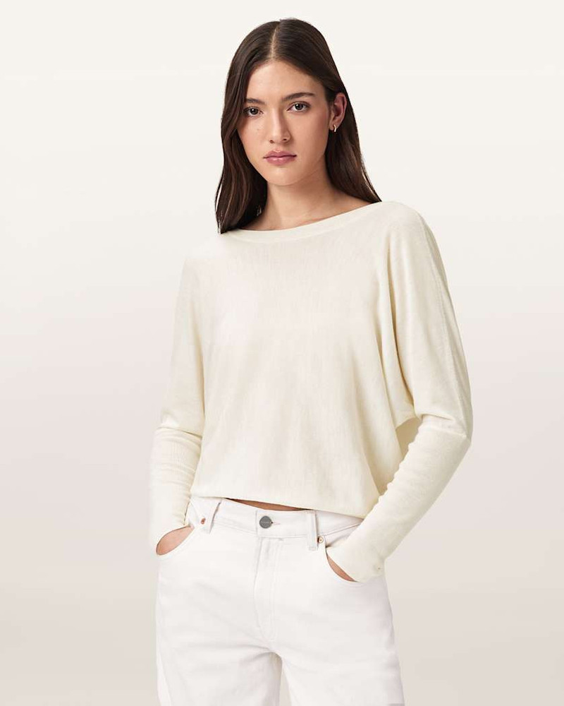 ALLSAINTS JULIEANA WRAP MERINO WOOL SWEATER outlook