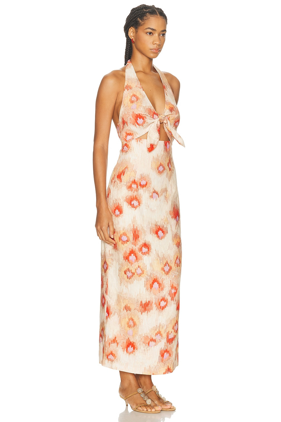 Fiorella Tie Midi Dress - 2