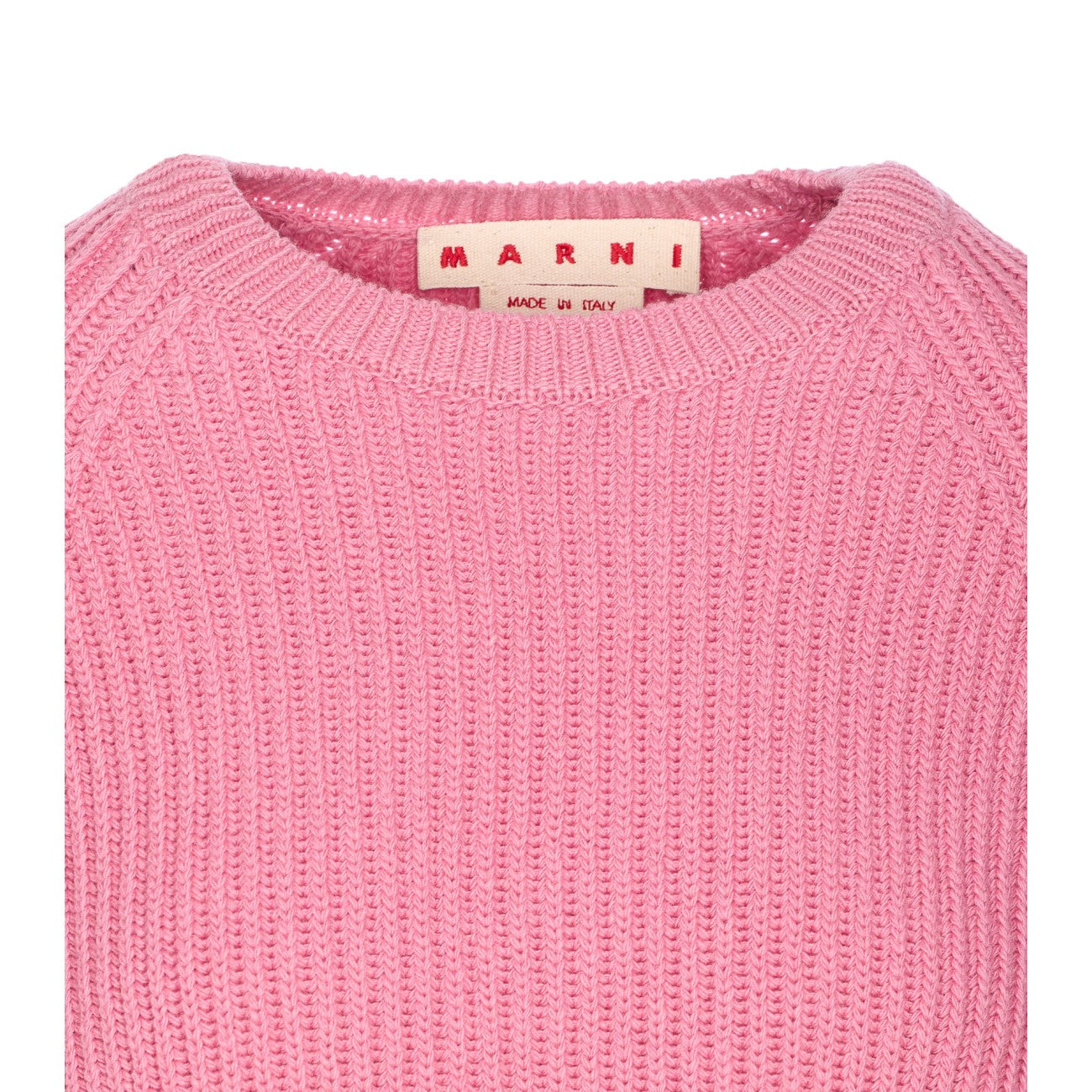 Marni Women Bicolor Sweater With Marni Mending Logo - 4