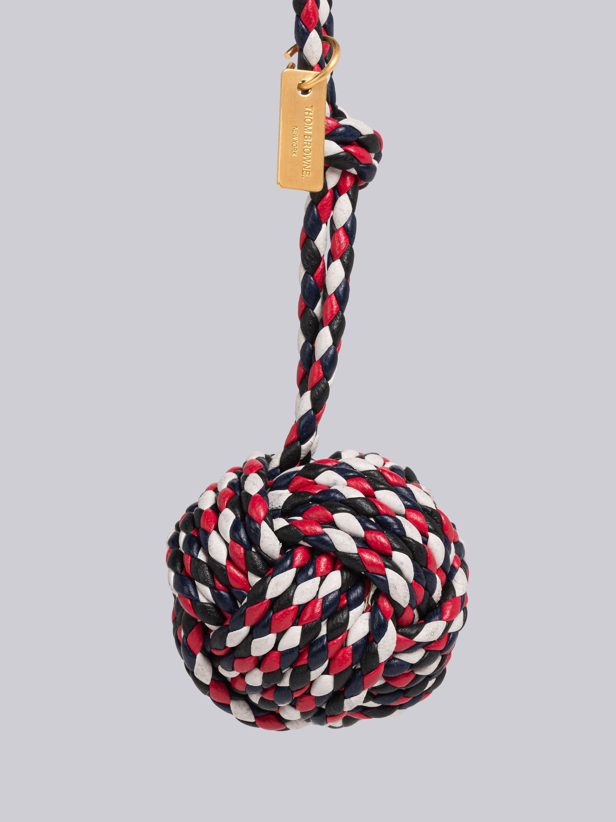 Nappa Leather Braided Ball Charm - 2