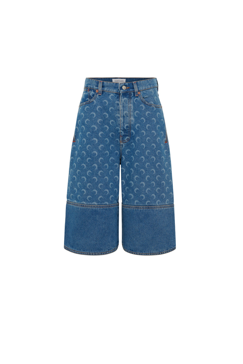 Moon Laser Denim Bermudas 1