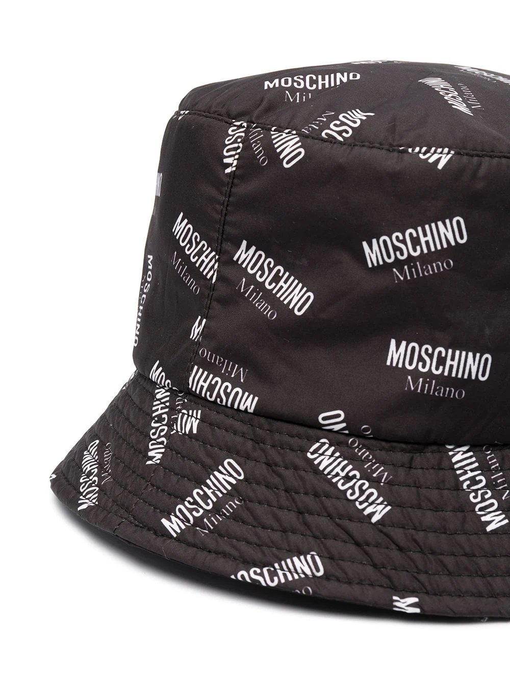 logo print bucket hat - 2