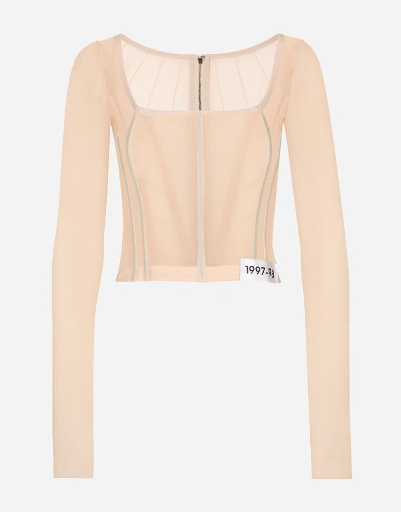 Georgette top with corset detailing 1