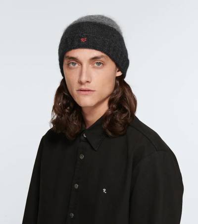 Raf Simons Mohair-blend beanie outlook