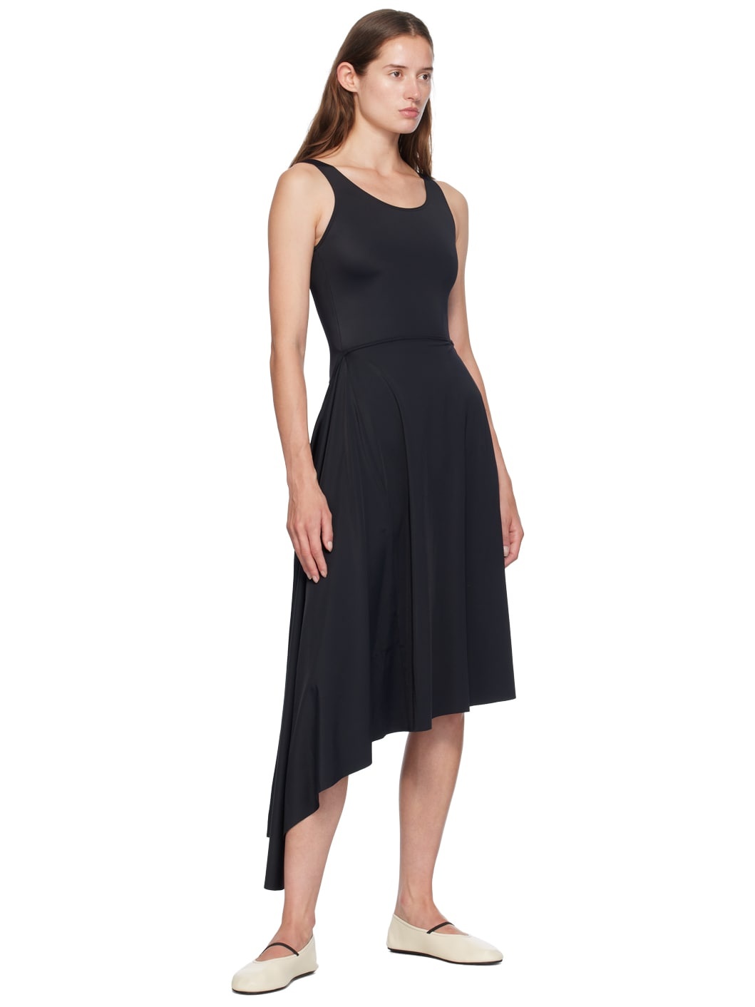 Black 'Bathingsuit' Pareo Midi Dress - 4