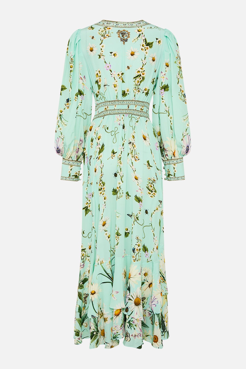 LONG BUTTON FRONT DRESS - 7