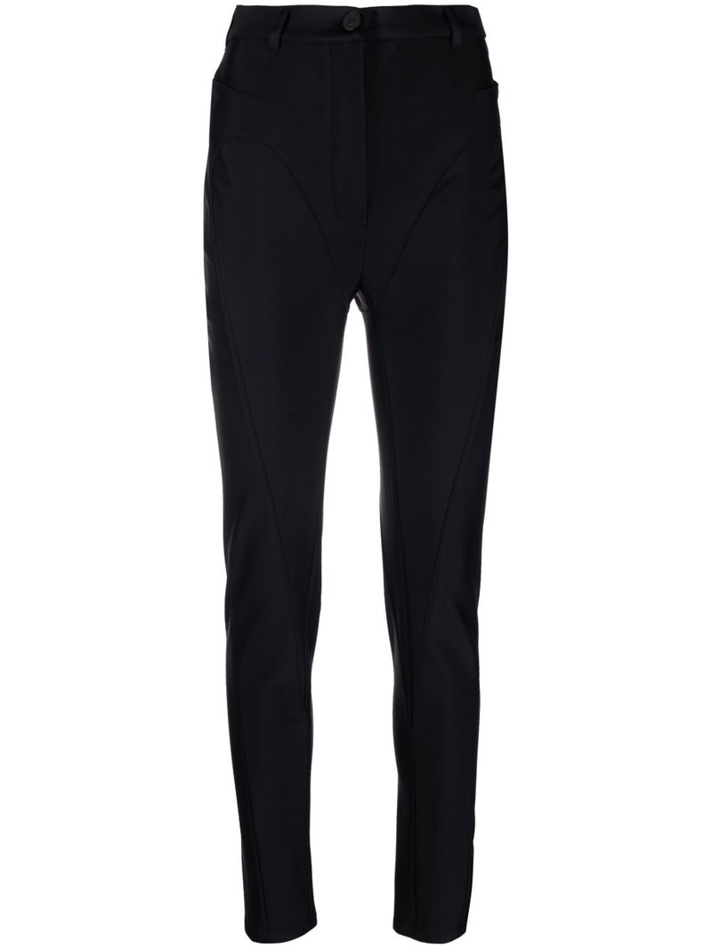 high-waisted skinny trousers 1