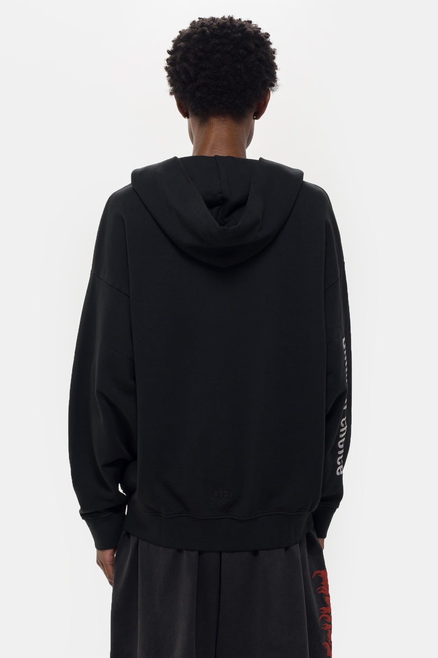 Routine Zip Hoodie in Faded Black - 3